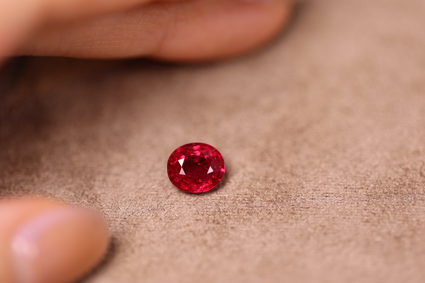2.38ct Heated Ruby Oval 8x7