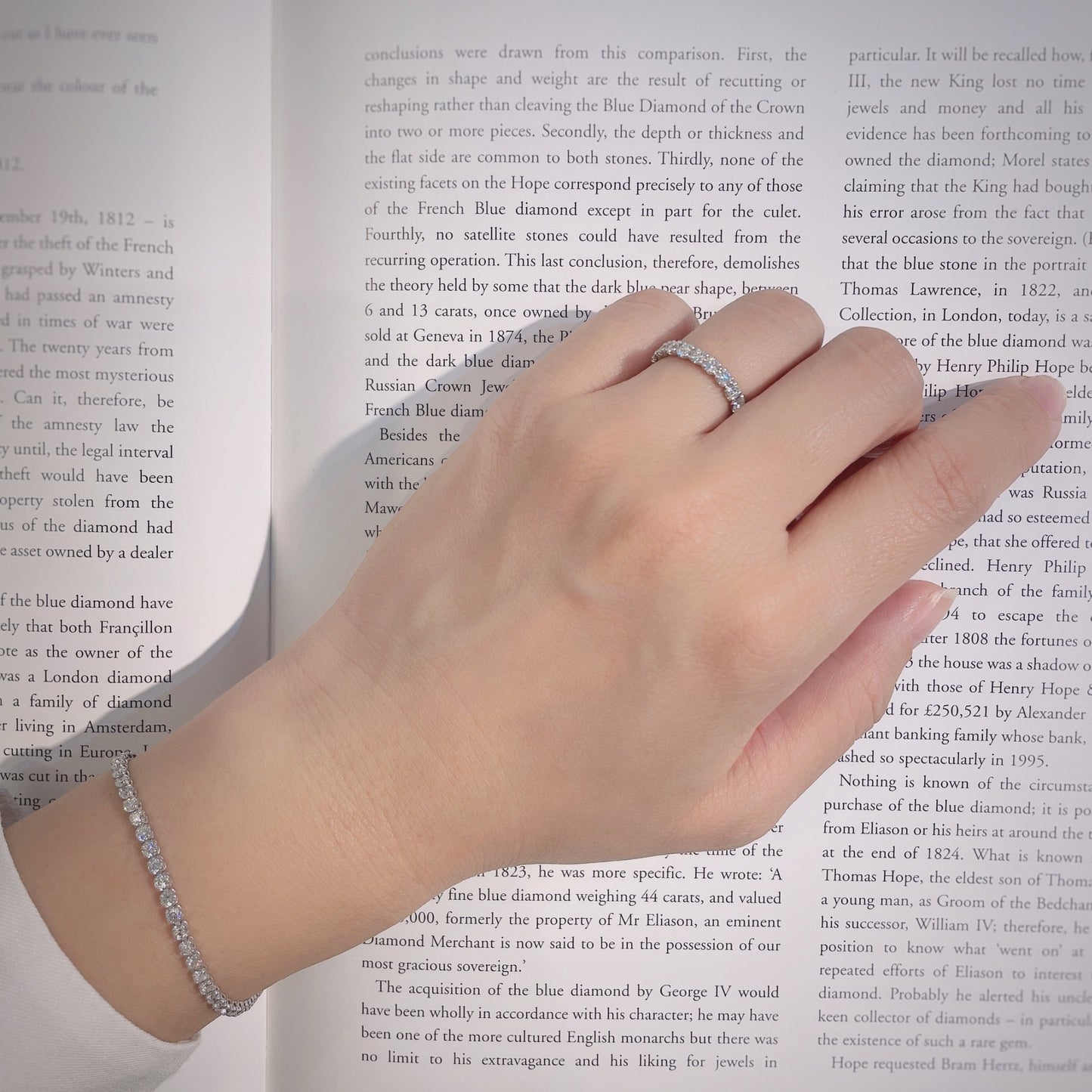 1.00 carat Tennis diamond bracelet 一卡鑽石白金手鏈