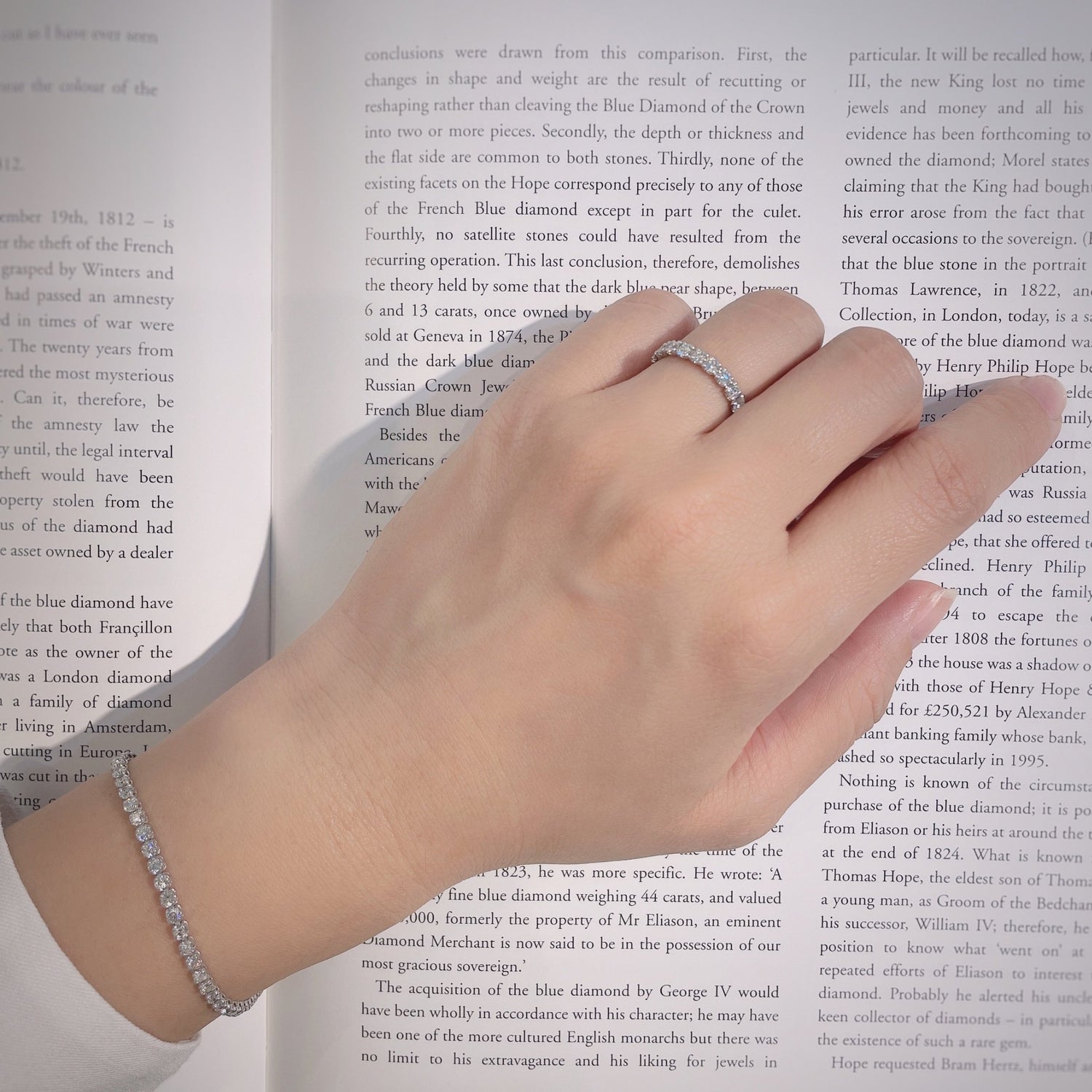 1.00 carat Tennis diamond bracelet 一卡鑽石白金手鏈