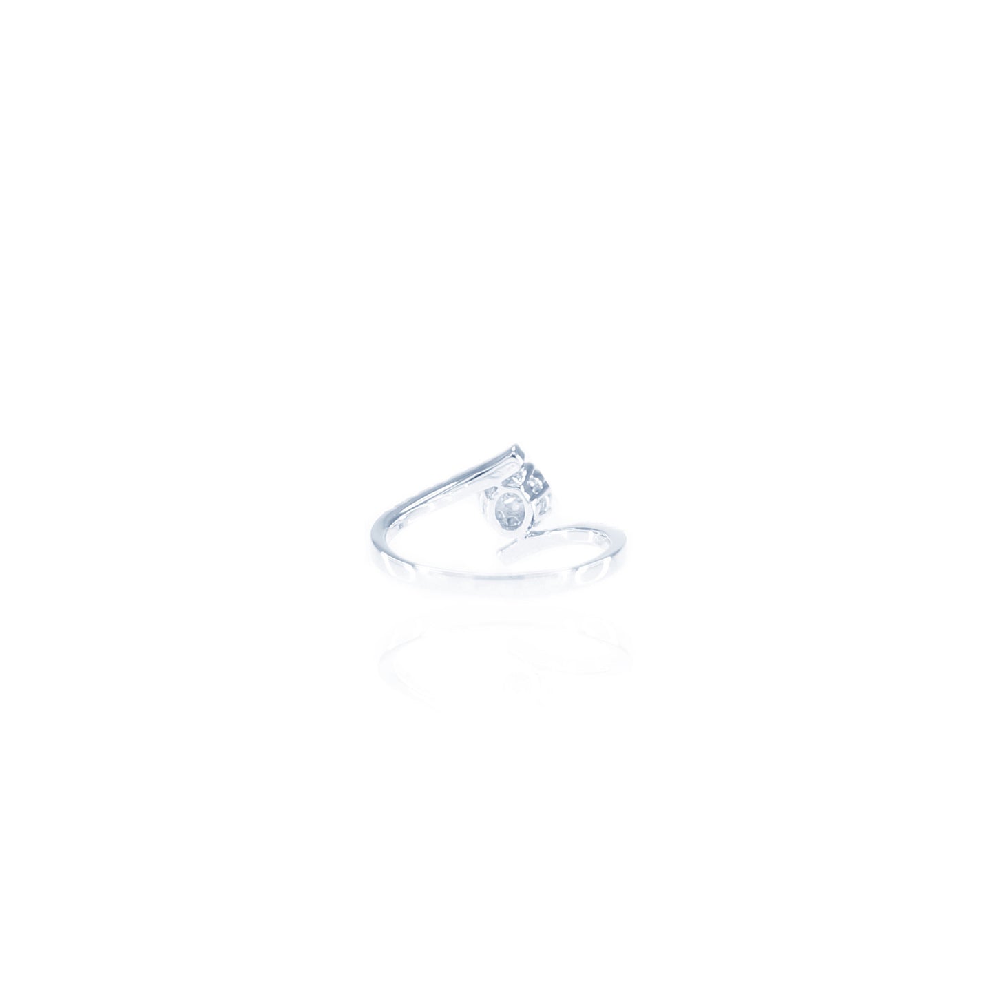 Intense Love Diamond Ring in 18K White Gold