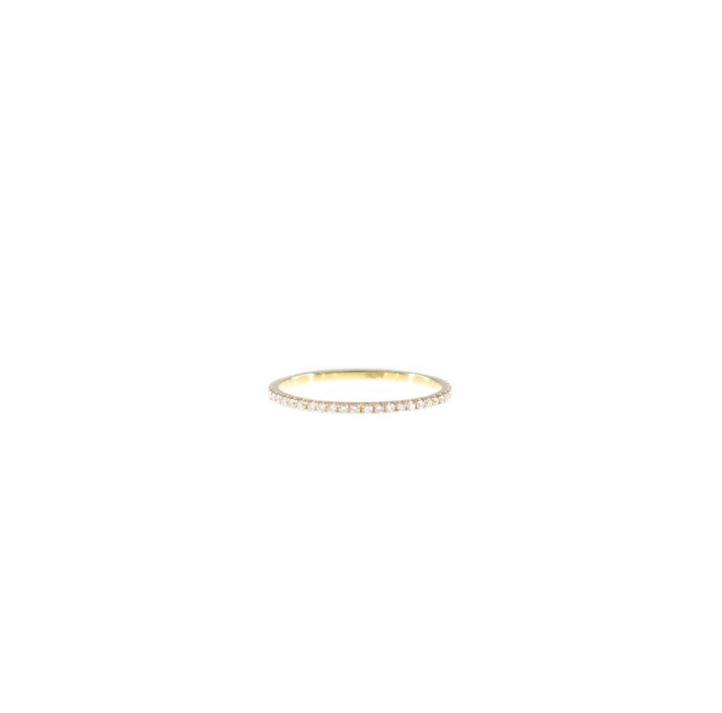 Triple Love Stackable Eternity Diamond Ring in Three Tones of 18K Gold