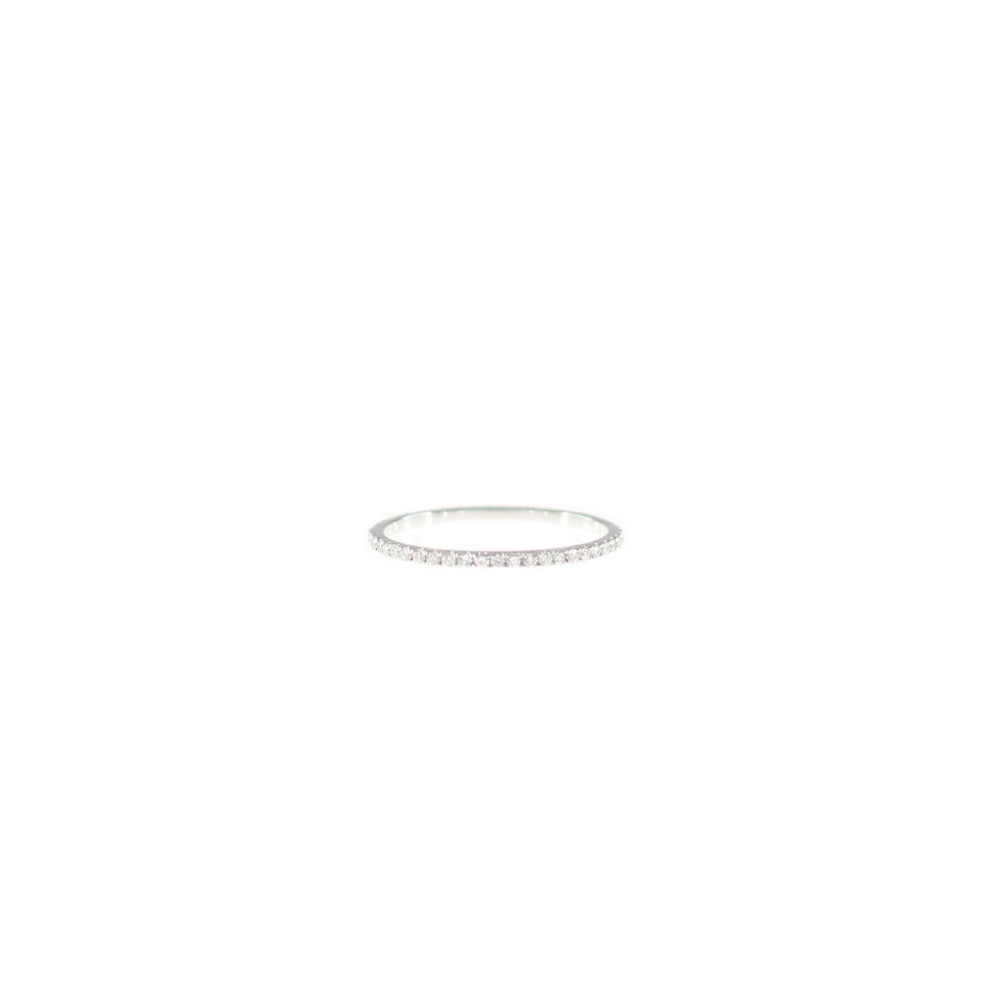 Triple Love Stackable Eternity Diamond Ring in Three Tones of 18K Gold
