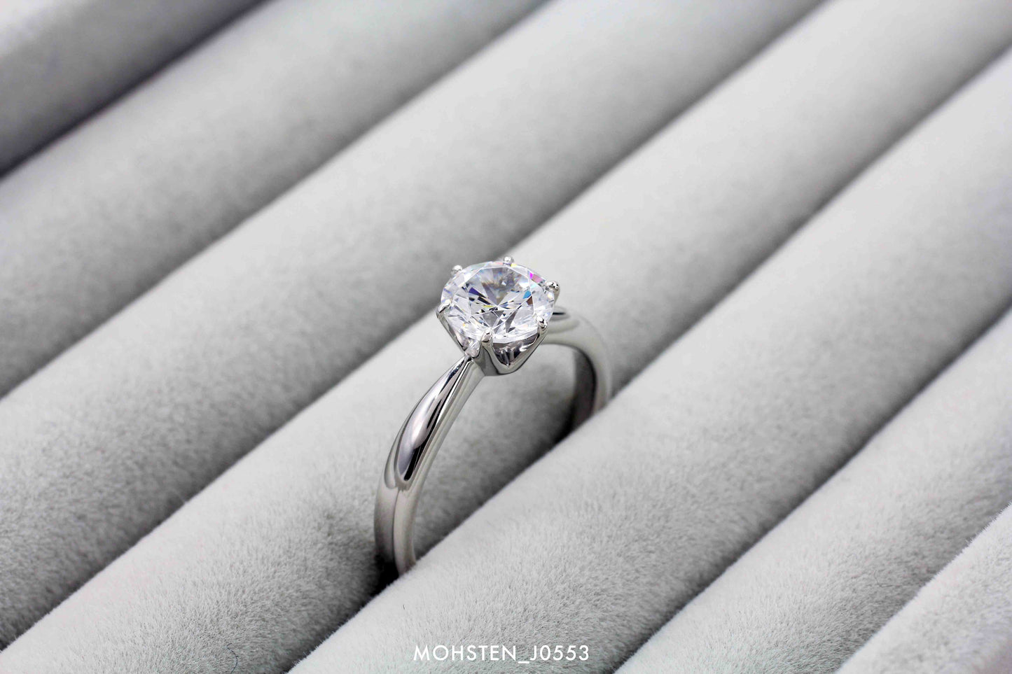 Simple 6 prongs engagement setting