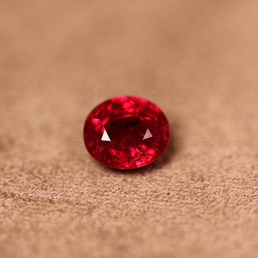 2.38ct Heated Ruby Oval 8x7