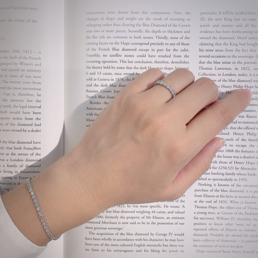 1.00 carat Tennis diamond bracelet 一卡鑽石白金手鏈