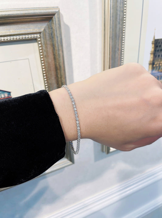 2.00 carat Tennis diamond bracelet 兩卡鑽石白金手鏈