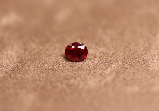 1.31ct Heated Ruby Oval 7x5 